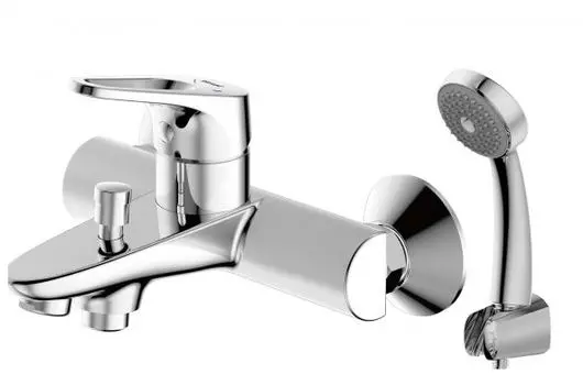 Смеситель Bravat Drop-D F648162C-B для ванны с душевым гарнитуром