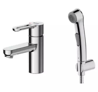 Смеситель Bravat Stream-D F137163C-1 для раковины с гигиеническим душем