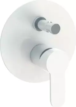 Смеситель Cezares Laconico C VDI BLC С ВНУТРЕННЕЙ ЧАСТЬЮ, белый