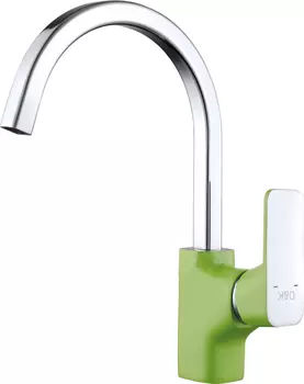 Смеситель D&amp;K Berlin Humboldt DA1432412 для кухонной мойки, зеленый