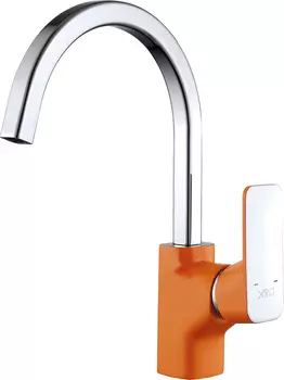 Смеситель D&amp;K Berlin Kunste DA1432413 для кухонной мойки, оранжевый
