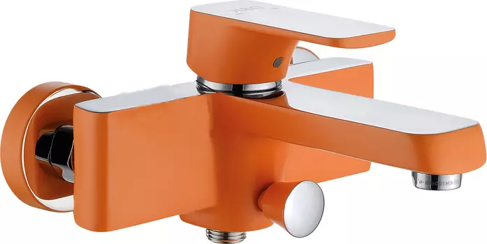 Смеситель D&amp;K Berlin Kunste DA1433213 для ванны с душем, оранжевый