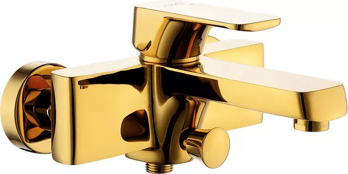 Смеситель D&amp;K Berlin Touro DA1433203 для ванны с душем, золото