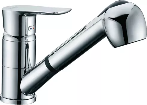 Смеситель D&amp;K Reisling Rhein DA1272501 для кухонной мойки, с вытяжным душем