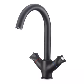 Смеситель для кухни с двумя рукоятками Raiber Gross R7505