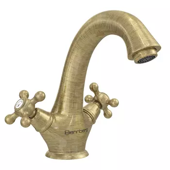 Смеситель для раковины Bennberg 501121 Бронза