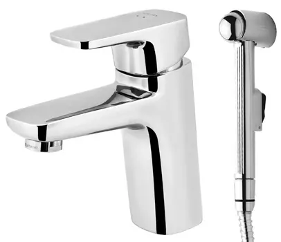 Смеситель для раковины с гигиеническим душем Am.Pm Spirit F7003000