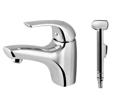 Смеситель для раковины с гигиеническим душем Am.Pm Sense F7503000