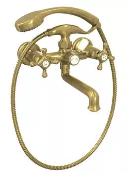 Смеситель для ванны с коротким изливом Bennberg 521121 Бронза