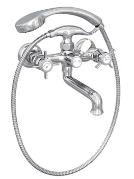 Смеситель для ванны с коротким изливом Bennberg 521222 Хром