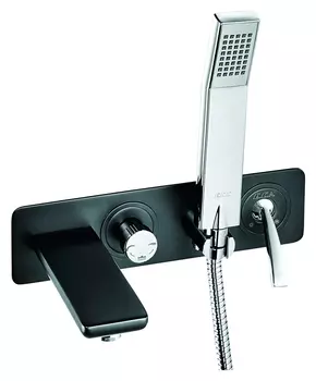 Смеситель E.C.A. Novita 104501130 С ВНУТРЕННЕЙ ЧАСТЬЮ, для ванны с душем