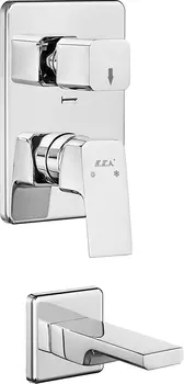 Смеситель E.C.A. Tiera 102101145 С ВНУТРЕННЕЙ ЧАСТЬЮ, для ванны с душем