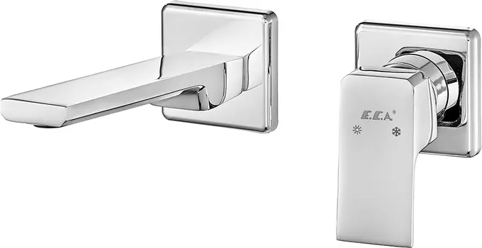 Смеситель E.C.A. Tiera 102105141 С ВНУТРЕННЕЙ ЧАСТЬЮ, для раковины