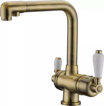 Смеситель Elghansa Kitchen Pure Water 56A5740-Bronze для кухонной мойки