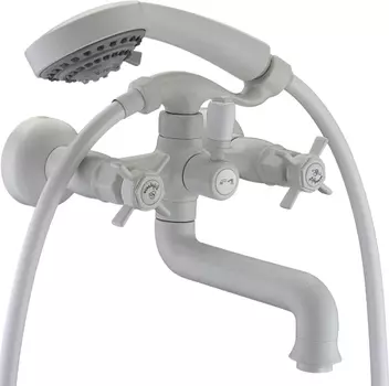 Смеситель Elghansa Praktic 2312660 stone white для ванны с душем