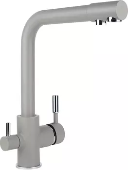 Смеситель Floracio Ares для кухонной мойки, грей