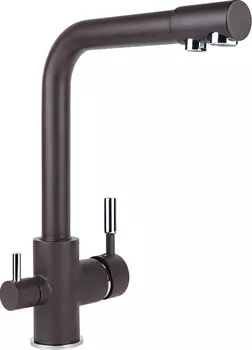 Смеситель Floracio Ares для кухонной мойки, мокко