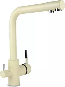 Смеситель Floracio Ares для кухонной мойки, шампань