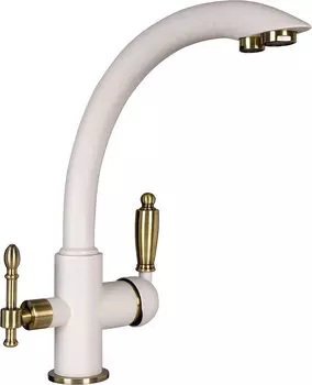 Смеситель Floracio Gracia для кухонной мойки, белый
