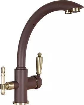 Смеситель Floracio Gracia для кухонной мойки, шоколад