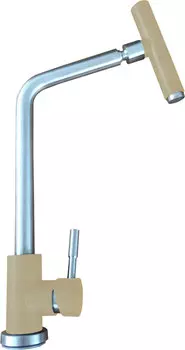 Смеситель Florentina FL-07 бежевый, для кухонной мойки