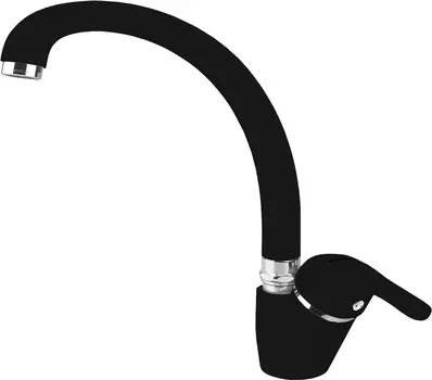 Смеситель Florentina Омега AV для кухонной мойки, антрацит