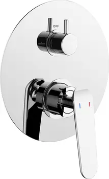 Смеситель Gllon GL-CM-R-2 С ВНУТРЕННЕЙ ЧАСТЬЮ, для ванны с душем