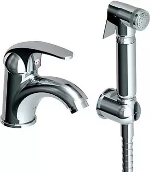 Смеситель GPD Eko MFB80 для раковины с гигиеническим душем