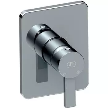 Смеситель GPD Quadro MAD90 С ВНУТРЕННЕЙ ЧАСТЬЮ, для душа