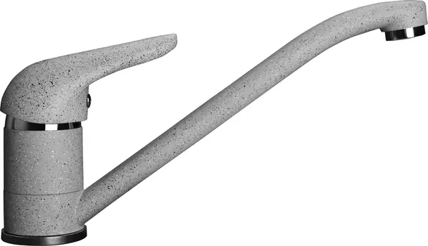 Смеситель GranFest 2124 Base для кухонной мойки серый