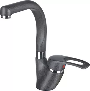 Смеситель Granula GR-1824 графит, для кухонной мойки