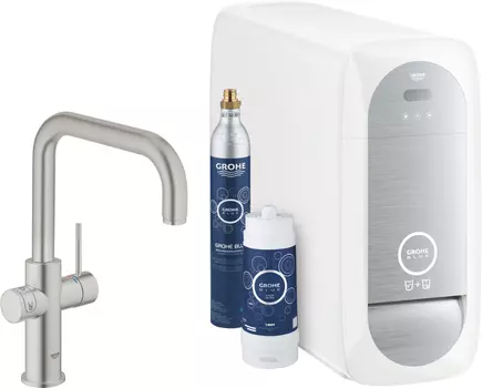 Смеситель Grohe Blue Home 31456DC0 с функцией фильтрации и газирования воды