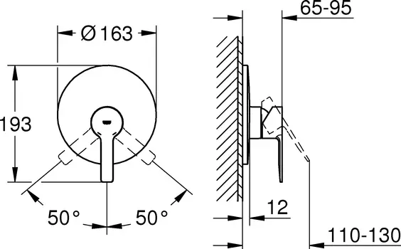 Смеситель Grohe Lineare New 19296DC1 для душа