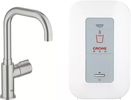 Смеситель Grohe Red Mono 30147DC0 с водонагревателем