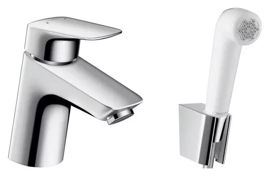 Смеситель Hansgrohe Logis 71290000 для раковины с гигиеническим душем