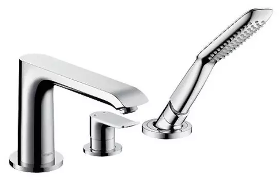 Смеситель Hansgrohe Metris 31190000 на борт ванны