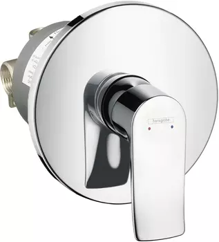 Смеситель Hansgrohe Metris 31686000 С ВНУТРЕННЕЙ ЧАСТЬЮ, для душа