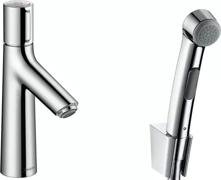 Смеситель Hansgrohe Talis Select S 72291000 для раковины с гигиеническим душем, с донным клапаном Push-Open