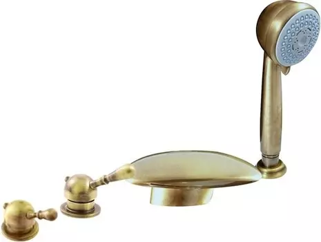 Смеситель Kolpa San Rav Slezak Niagara 1100484 на борт ванны, бронза-антик
