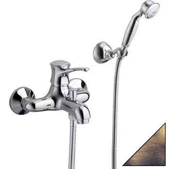 Смеситель La Torre Nobel 22020.BRS бронза, для ванны с душем