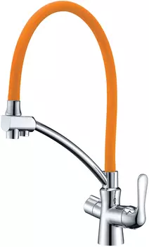 Смеситель Lemark Comfort LM3070C-Orange для кухонной мойки