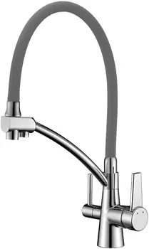 Смеситель Lemark Comfort LM3071C-Gray для кухонной мойки
