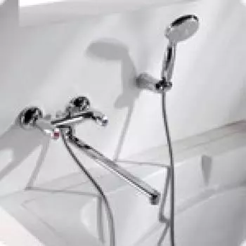 Смеситель LeMark DANCE LM2401C универсальный с плоским изливом