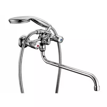 Смеситель LeMark MERKADO LM2351C универсальный с круглым изливом