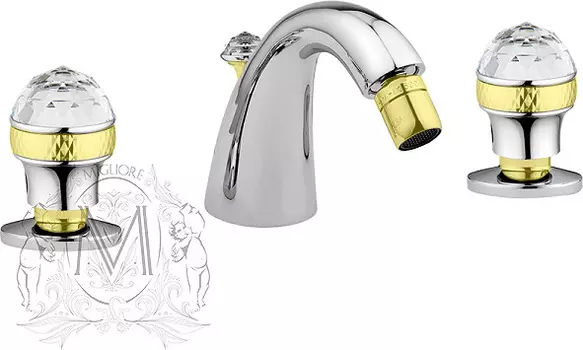 Смеситель Migliore Axo Swarovski ML.AXO-625F CrDo для биде