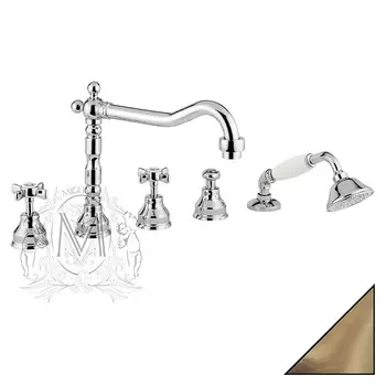 Смеситель Migliore Princeton ML.PRN-880 Br на борт ванны