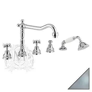 Смеситель Migliore Princeton ML.PRN-880 CsCr на борт ванны