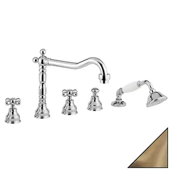 Смеситель Migliore Princeton Plus ML.PRP-8080 Br на борт ванны