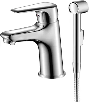 Смеситель Olive S Evora 33120EV для раковины, с гигиеническим душем