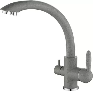 Смеситель Paulmark Essen Es213001-310 для кухонной мойки, серый